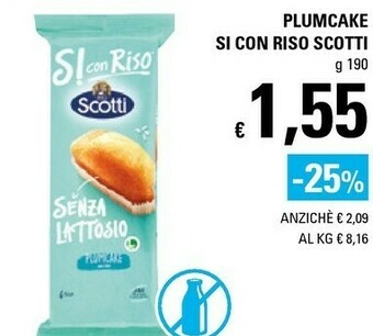Basko Riso Scotti Si Con Plumcake offerta