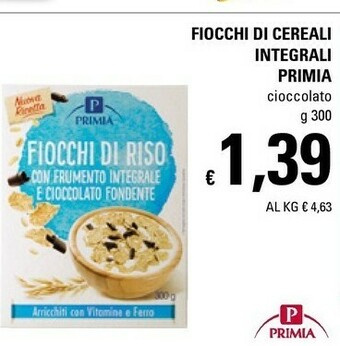 Basko Primia Fiocchi Di Cereali Integrali offerta