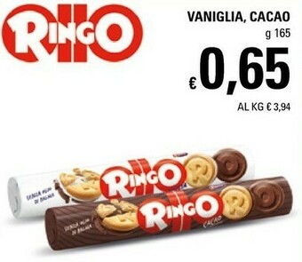 Pavesi Ringo Cacao 165 G(ml)