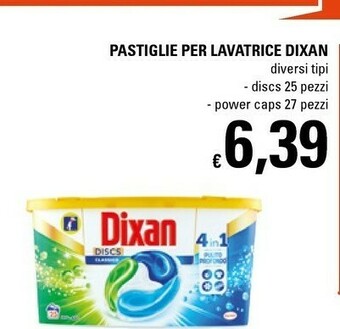 Basko Dixan Pastiglie Per Lavatrice offerta