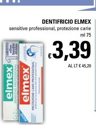 Basko Elmex Dentifricio Sensitive Professional 75ml offerta