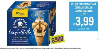 Basko Sammontana Cono Croccantino Cinque Stelle offerta
