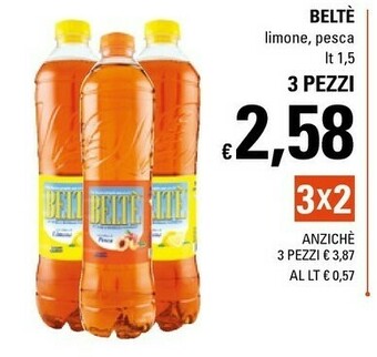 Basko Nestlè Vera - Beltè con Limone Infuso 1500 g(ml) offerta