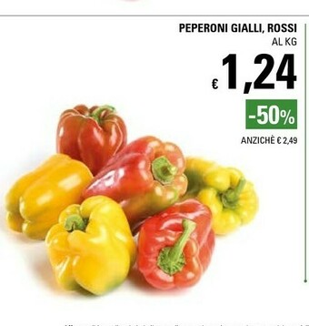 Basko Basco Peperoni Gialli Rossi offerta