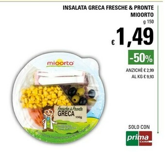 Basko Basko Insalata Greca Fresche & Pronte Mioorto 150 G offerta