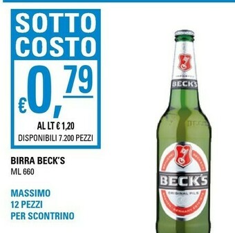 Basko Beck's - Beck's 660 G(ml) offerta