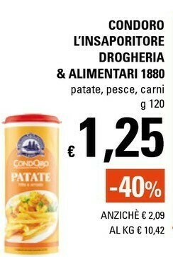 Basko Condoro Insaporitore Per Pesce Arrosto E Alla Griglia 120 G(ml) offerta