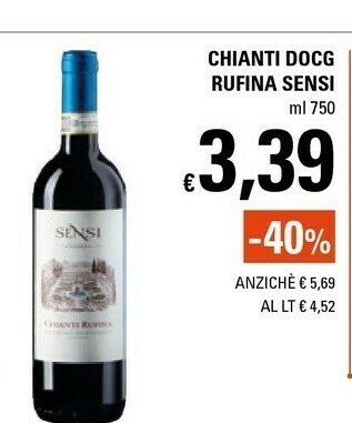 Basko Sensi Rufina Chianti DOCG offerta