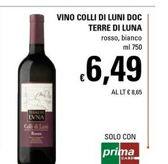 Basko Terre Di Luna Vino Colli Di Luni DOC offerta