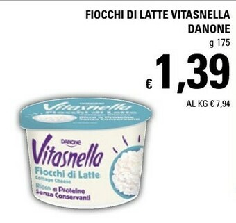 Basko Danone Vitasnella Spalmabile Con Yogurt Magro 175 G(ml) offerta