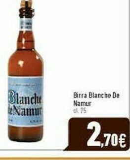 C+C Italmarket Blanche De Namur - Birra 750 G(ml) offerta