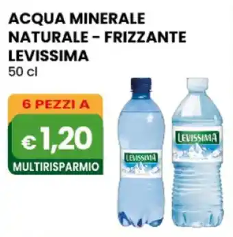 Gala Supermercati Levissima Acqua Minerale Naturale - Frizzante 50 cl offerta