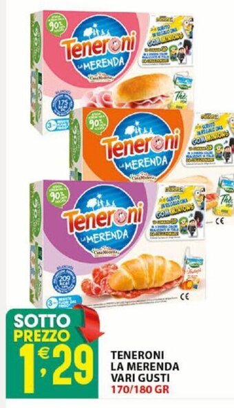 Sisa Teneroni La Merenda Vari Gusti 170/180 gr offerta