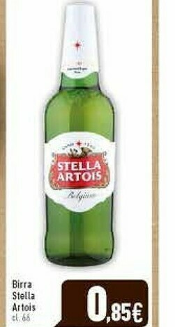 C+C Italmarket Stella artois Premium Lager Beer 660 G(ml) offerta