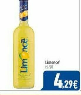C+C Italmarket Limoncè Limoncello 500 G(ml) offerta