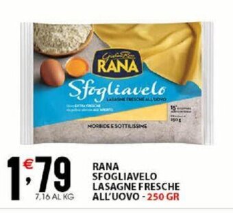 Sisa Rana Sfogliavelo Lasagne Fresche All'Uovo - 250 gr offerta