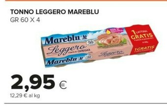 Tigre Mareblu - Il Tonno Leggero 60 g(ml) offerta