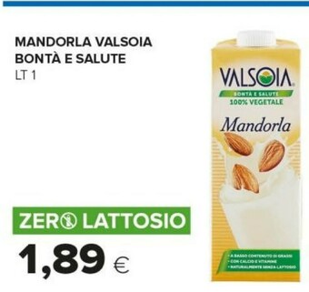 Tigre Valsoia Mandorla Bontà E Salute offerta