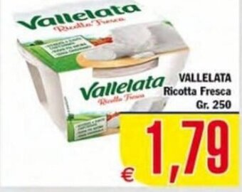 Conté Supermercati Vallelata Ricotta Fresca gr. 250 offerta