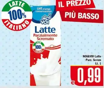Conté Supermercati Noi&Voi Latte Parz. Screm lt. 1 offerta