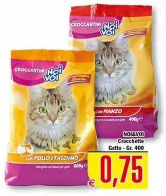 Conté Supermercati Noi&Voi Crocchette Gatto gr. 400 offerta