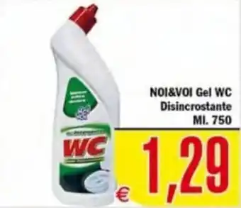 Conté Supermercati Noi&Voi Gel WC Disincrostante ml. 750 offerta