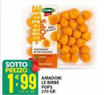 Sisa Amadori Le Birbe Pops 270 gr offerta