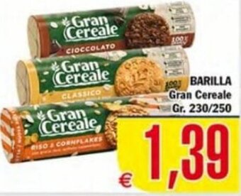 Conté Supermercati Barilla Gran Cereale gr. 230/250 offerta