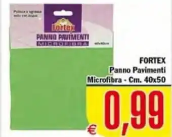 Fortex Panno Pavimenti Microfibra cm. 40x50