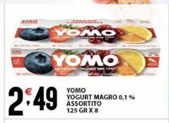 Yomo Yogurt Magro 0,1% Assortito 125 gr x 8