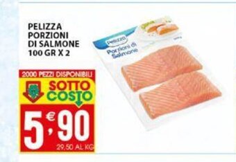 Sisa Pelizza Porzioni Di Salmone 100 gr x 2 offerta