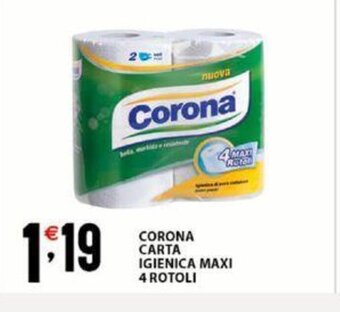 Sisa Corona Carta Igienica Maxi 4 Rotoli offerta