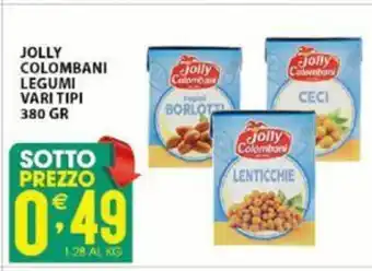 Sisa Jolly Colombani Legumi Vari Tipi 380 gr offerta