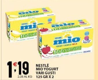Sisa Nestlè Mio Yogurt Vari Gusti 125 gr x 2 offerta