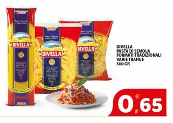 Premium Supermercati Divella Pasta Di Semola Formati Tradizionali Varie Trafile 500 gr offerta