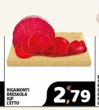 Premium Supermercati Rigamonti Bresaola IGP L'Etto offerta