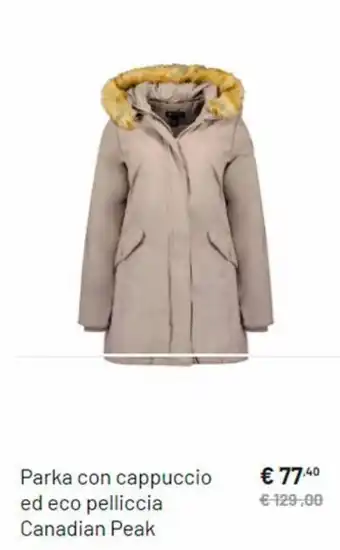 Parka con cappuccio