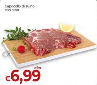 Capocollo di suino con osso