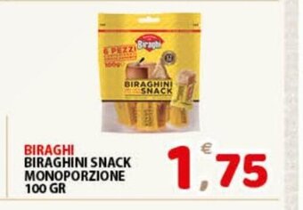 Premium Supermercati Biraghi Biraghini Snack Monoporzione 100 Gr offerta