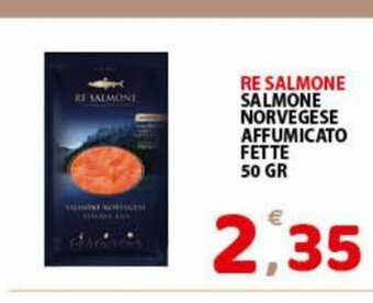 Premium Supermercati Re Salmone Salmone Norvegese Affumicato Fette 50 gr offerta