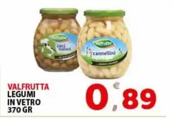 Premium Supermercati Valfrutta Legumi In Vetro 370 gr offerta