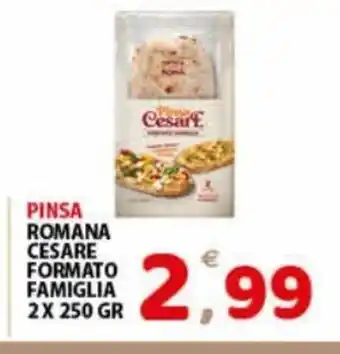Pinsa Romana Cesare Formato Famiglia 2x250 gr