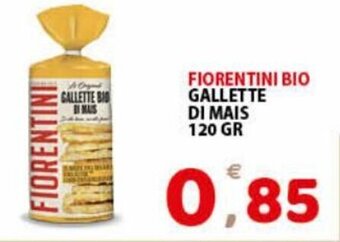 Premium Supermercati Fiorentini Bio Gallette di Mais 120 gr offerta