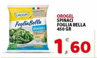 Premium Supermercati Orogel Spinaci Foglia Bella 450 gr offerta