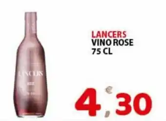 Premium Supermercati Lancers Vino Rose 75 cl offerta
