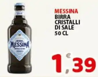 Messina Birra cristalli di sale 50 cl