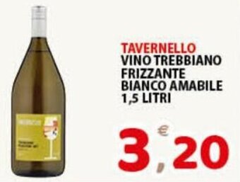 Premium Supermercati Tavernello Vino Trebbiano Frizzante Bianco Amabile 1,5 Litri offerta