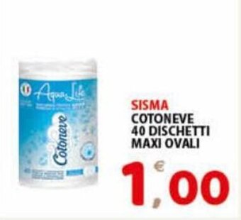 Sisma Cotoneve 40 Dischetti Maxi Ovali