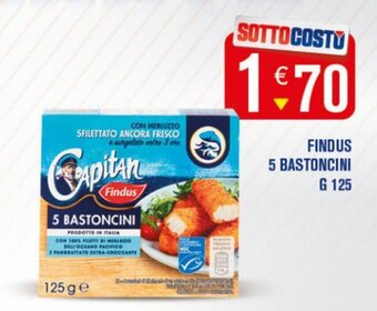Adhoc Findus 5 Bastoncini 125 g offerta