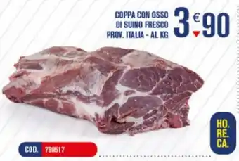 Adhoc Coppa Con Osso di Suino Fresco Prov.Italia offerta